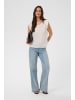 Kaffe Bluse kurzarm KAciara Regular fit in Chalk