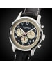 Gigandet Quarzuhr Chronograph "EFFICIENCY" in Schwarz/Silber/Beige