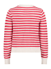 BETTY & CO Strickpullover mit Struktur in Cream/Red