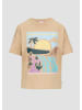 QS T-Shirt kurzarm in Beige