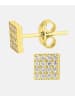 Vanlere Ohrstecker aus 375 Gelbgold mit Zirkonia