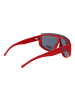 HUGO Männer Sonnenbrille Mono-Objektiv Rot