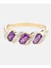 Diamant L'éternel Eternity-Ring aus 375 Gelbgold mit Diamant mit Amethyst