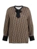 Ulla Popken Bluse in cognac-sand