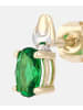 Diamant L'éternel Ohrringe aus 375 Gelbgold mit Smaragd