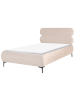 Beliani Doppelbett LESSAY in Beige/Schwarz - (W) 135 x (H) 103 x (L) 213 cm