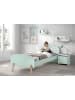 58 aufm Kessel NACHTKOMMODE Karilynn 40x36x41 Nachtkonsole MDF mintgrün
