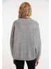 myMo Strickpullover in Grau Melange