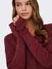 ONLY Strickpullover in Oxblood Red