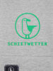 SCHIETWETTER SCHIETWETTER Hoodie Logoprint Toni in grey mel/neon green
