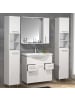 ebuy24 Badmöbelset LisaloXL Weiß 135 x 45 cm