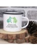 Mr. & Mrs. Panda Wandertasse Frosch Liebe mit Spruch in Weiß