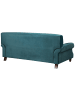Beliani 7-tlg 2-Sitzer Sofa EIKE in Blau/Braun