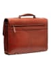 The Chesterfield Brand Salvatore Aktentaschen Messenger Leder 42 cm Laptopfach in cognac