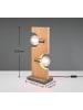 Trio Leuchten Tischleuchte TAILOR in Nickel antik / Holz