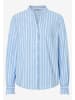 More & More Bluse in hellblau weiß