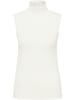 DreiMaster Klassik Damen Strick Top in Wollweiss