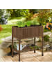 relaxdays Hochbeet in Braun - (B)74 x (H)80 x (T)38 cm