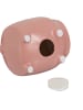 relaxdays 2 x Sparschwein in Rosa - (B)12 x (H)12,5 x (T)14 cm