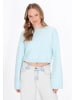 myMo Women Sweater in light blue melange
