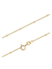 Elli Halskette 925 Sterling Silber Blume, Seestern in Gold