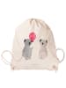 Mr. & Mrs. Panda Baumwolltasche Koala Luftballon ohne Spruch in Creme