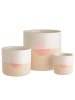 Butlers Blumentopf SUNSET in Beige-Pastellorange