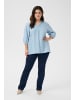 KAFFE curve Langarm-Bluse KCvitana in Soft Chambray