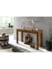 KADIMA DESIGN Konsole Massivholz | Sheesham, 120x40cm, Schublade, Landhaus in Braun
