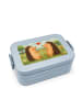 Mr. & Mrs. Panda Bento Box Igel Liebe Design ohne Spruch in Blau Pastell