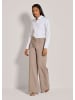 MADELEINE Weite Hose mit Taschen in berber