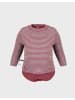OrganicEra Baby Langarm-Bodyshirt in Bordeaux Melange