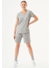 Organication Shorts "SHEYMA" in Grau meliert