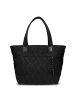 Zwei Cleo Shopper Tasche 42 cm in black new
