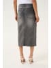 Kaffe Denimrock KAsinem Regular fit in Medium Grey Denim