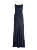 Vera Mont Abendkleid mit Wasserfallausschnitt in Night Sky