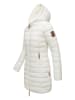 Marikoo Steppmantel Rose-Stepp in Off White