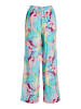 Vila Bequeme Stoffhose Stretch Marlene Pants Palazzo Style in Blau