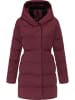 ragwear Steppmantel Niani YOUMODO in Wine Red