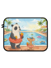 Mr. & Mrs. Panda Notebook Tasche Panda Schwimmbad Pommes Design ... in Weiß