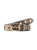 b.belt Nietengürtel Leder in taupe