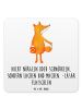 Mr. & Mrs. Panda Bierdeckel Fuchs Laterne mit Spruch in Weiß