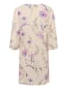 Soaked in Luxury Kleid SLNaoma Lockere Passform in Whitecap Gray Floral Print