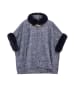 fraully Damen Poncho in Marine