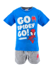 Spiderman 2tlg.Outfit T-Shirt & Shorts Marvel Spidey in Blau
