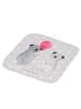 Mr. & Mrs. Panda 2er Set Topflappen  Koala Luftballon ohne Spruch in Grau Pastell