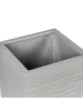 Beliani Outdoor Blumentopf DION in Grau - (W) 26 x (H) 60 x (L) 26 cm