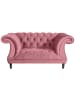 58 aufm Kessel CHESTERFIELD Sessel Kaylin Samtvelours rosé