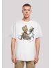 F4NT4STIC T-Shirt Guardians Of The Galaxy Vol2 Groot Tape in weiß
