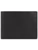 Greenburry Pure Black Geldbörse RFID Schutz Leder 13 cm in black